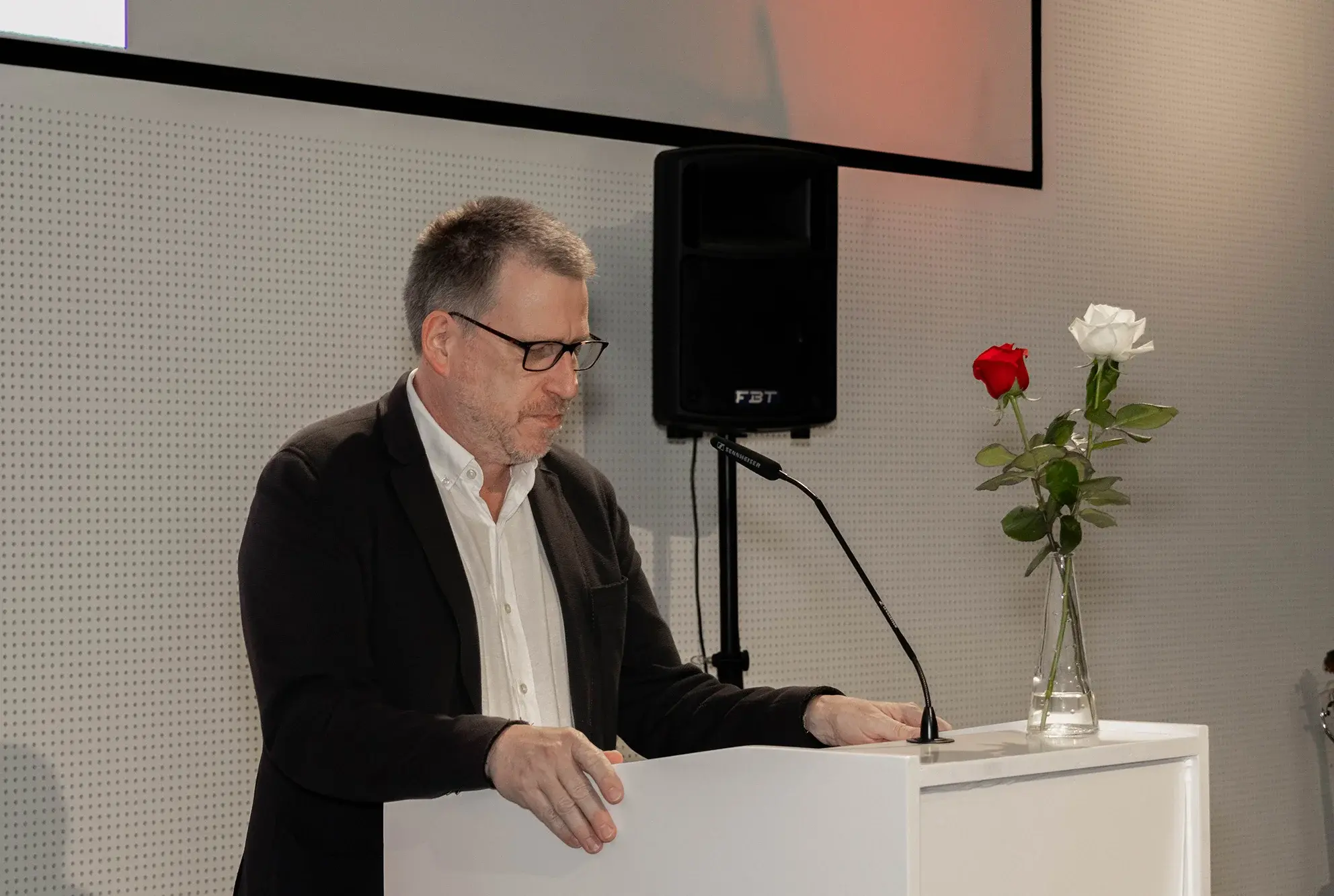 Prorektor Prof. Dr. Mathias Hinkelmann am Rednerpult