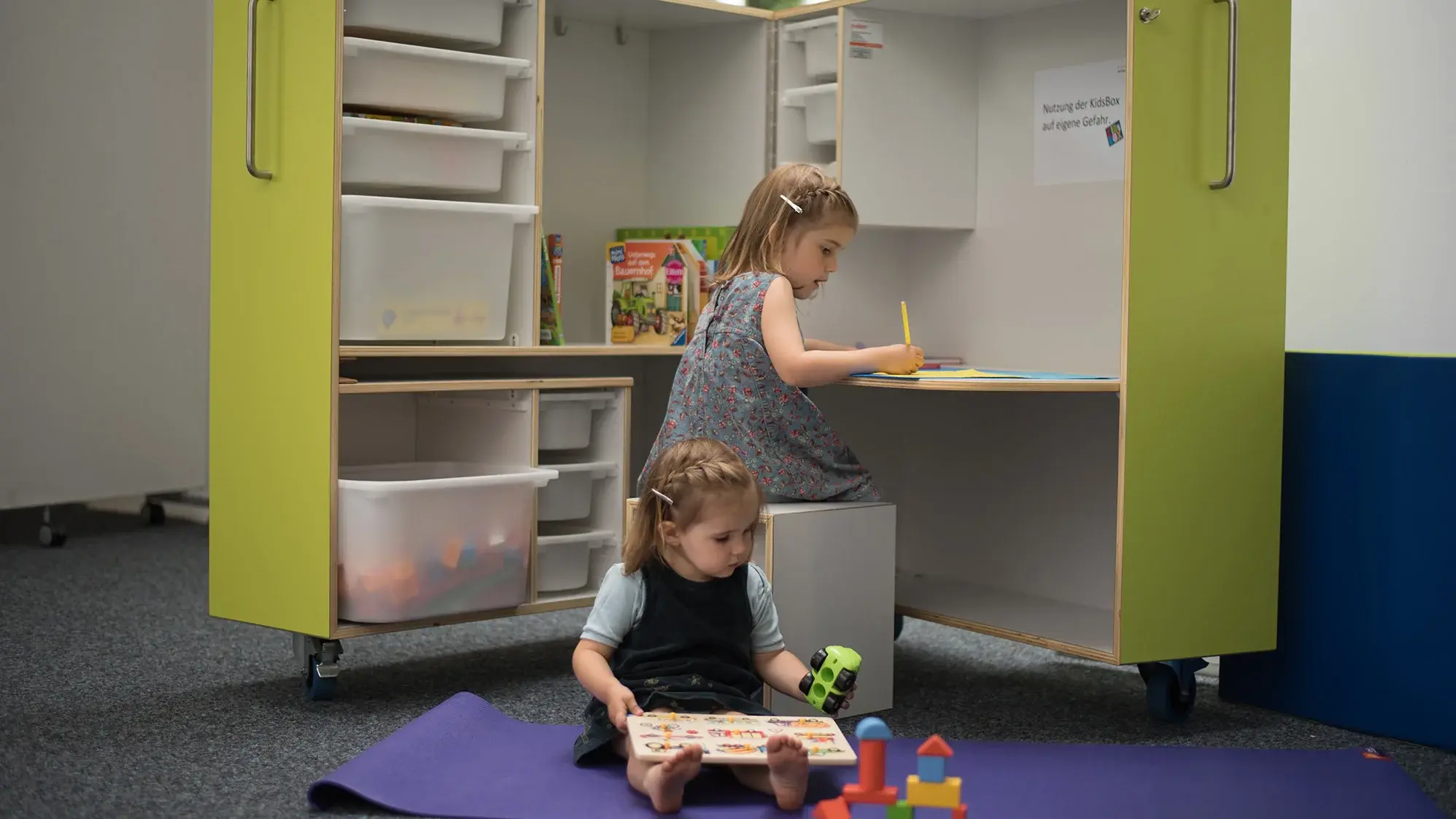Die Kidsbox in der Lernwelt im Einsatz