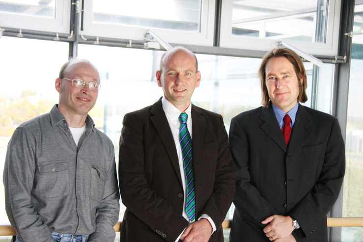 Die Professoren Dr. Thomas Keppler, Dr. Burkard Michel und Dr. Michael Weißhaupt (von links)