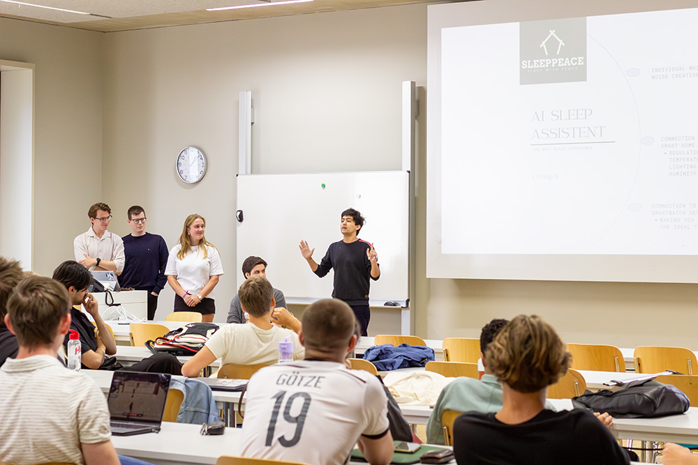 Pitch des Gewinnerteams 